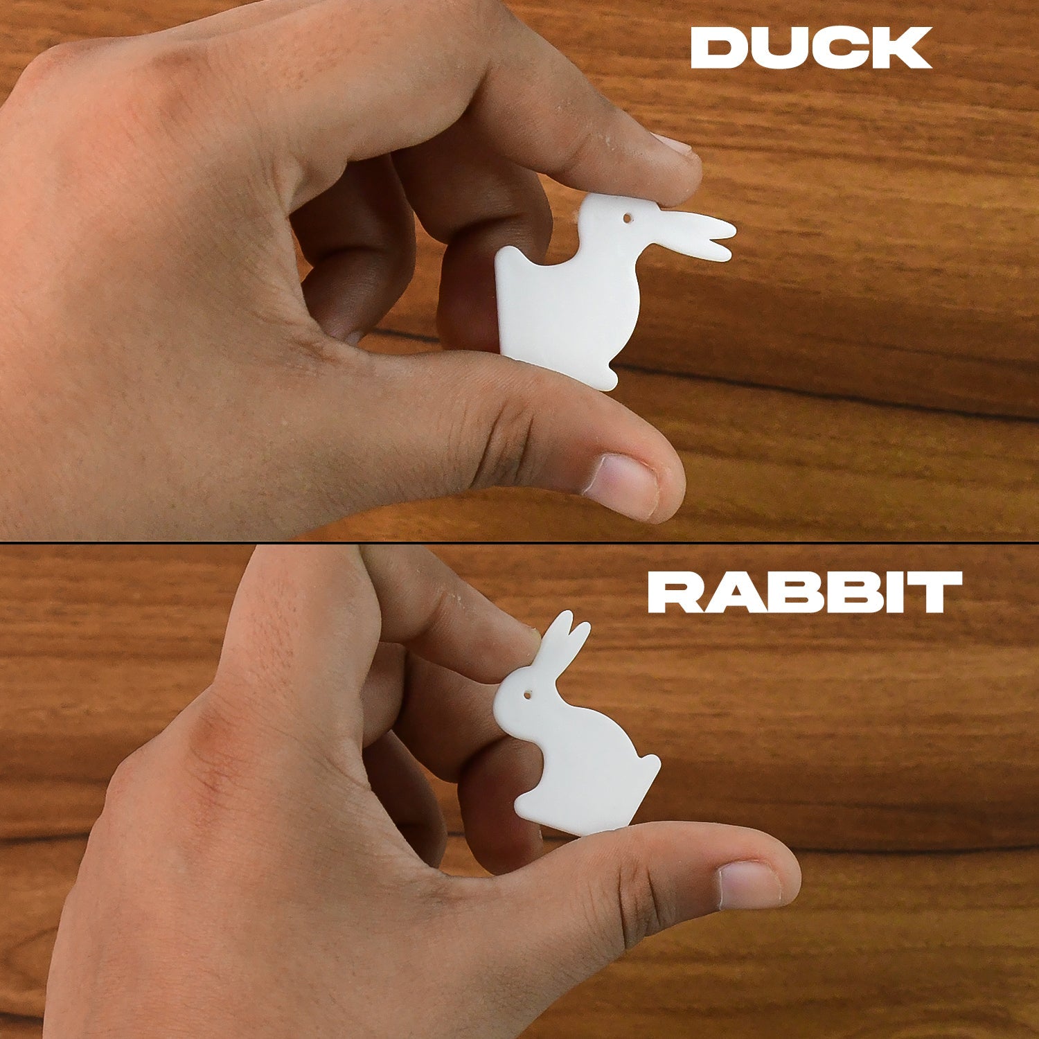 Classic Rabbit Duck Magic Illusion Toy Classic Rabbit Duck Magic Illusion Toy